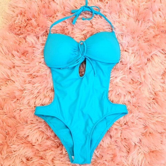 Venus Monokini in Teal Size 4 - Picture 2 of 7